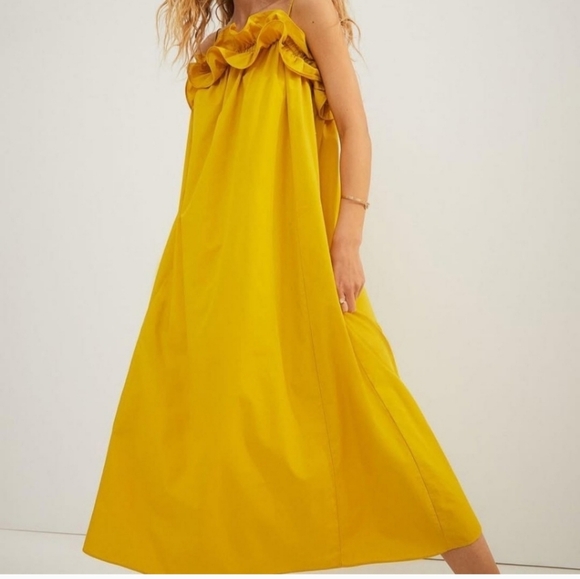 H&M Yellow Ruffled Sundress - Picture 4 of 5